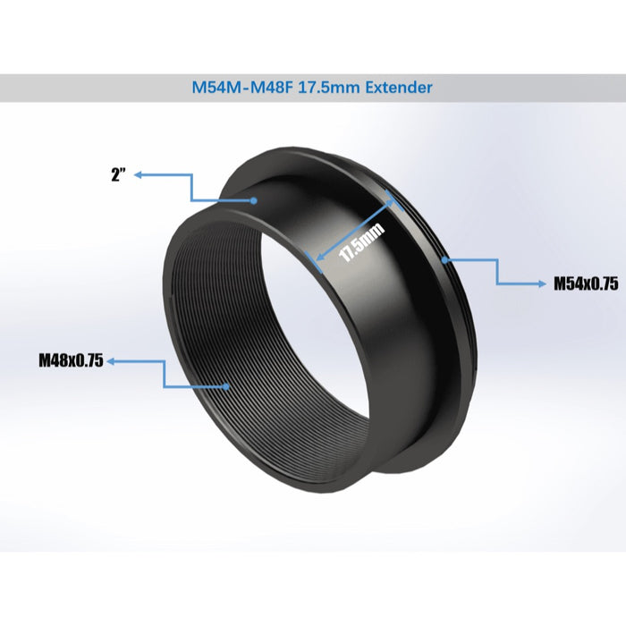 Player One M48F-M54M Adapter - 17.5mm