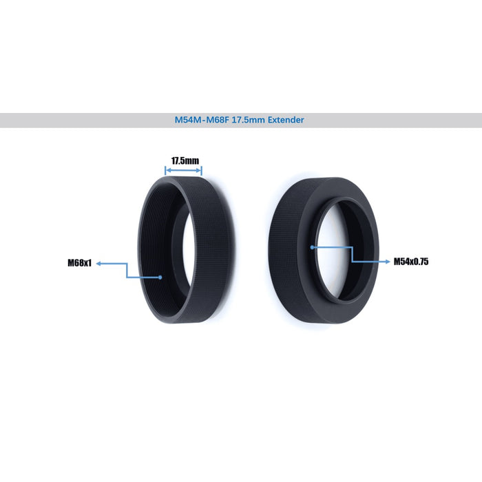 Player One M54M-M68F Adapter - 17.5mm