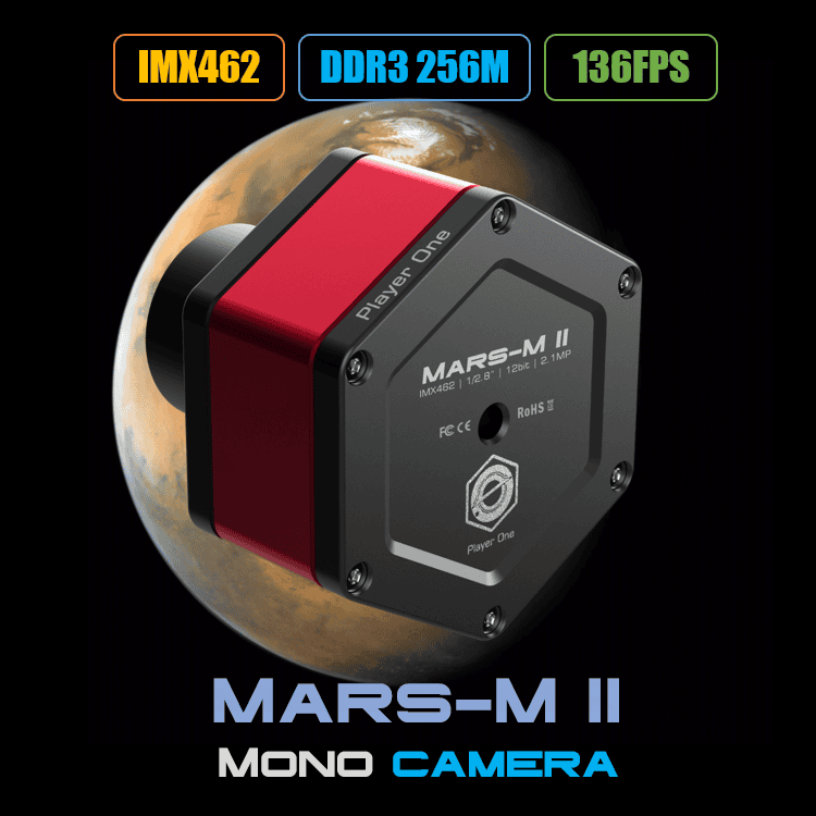 Player One Mars-M II IMX462 Mono Planetary Camera