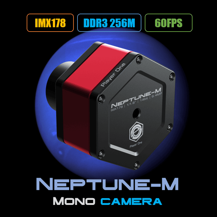 Player One Neptune-M IMX178 Mono Planetary Camera