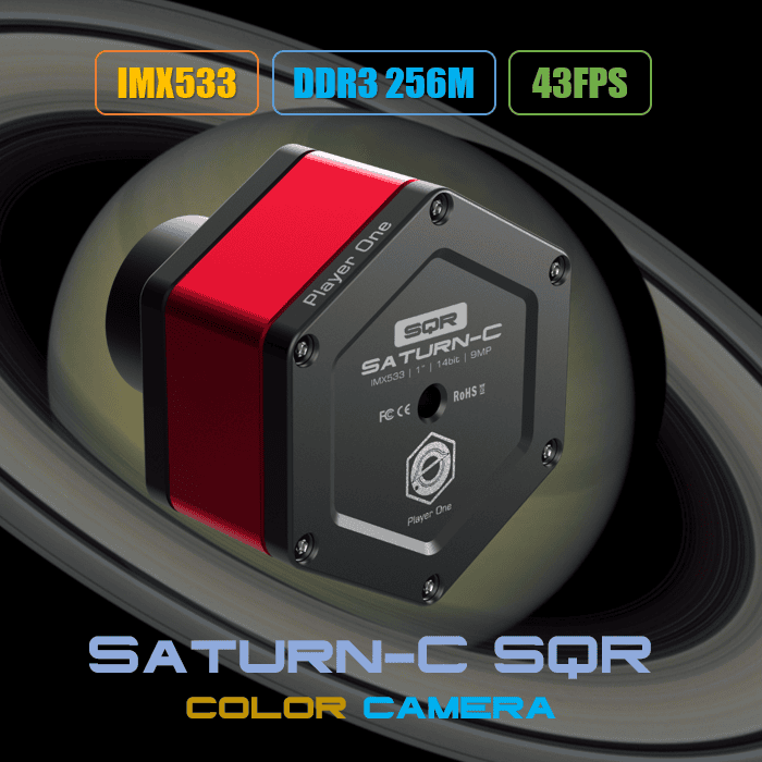 Player One Saturn-C SQR IMX533 Color Planetary Camera