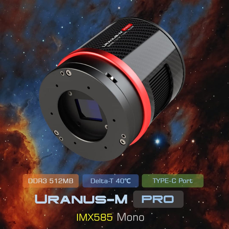 Player One Uranus-M Pro Mono IMX585 Cooled Astrophotography Camera