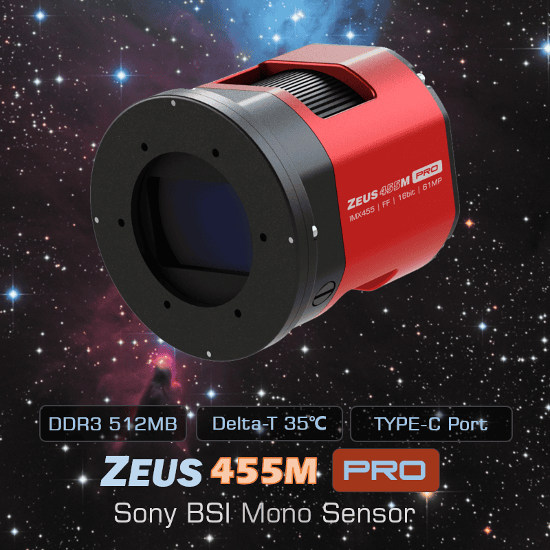 Player One ZEUS 455M Pro Mono Cooled Astrophotography Camera