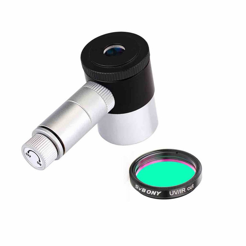 SVBONY 12.5mm Illuminated Reticle Plössl Crosshair Eyepiece - 1.25"
