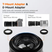 SVBONY SV535 f/2.8 5-Element 7-Group APO Astro Camera Lens