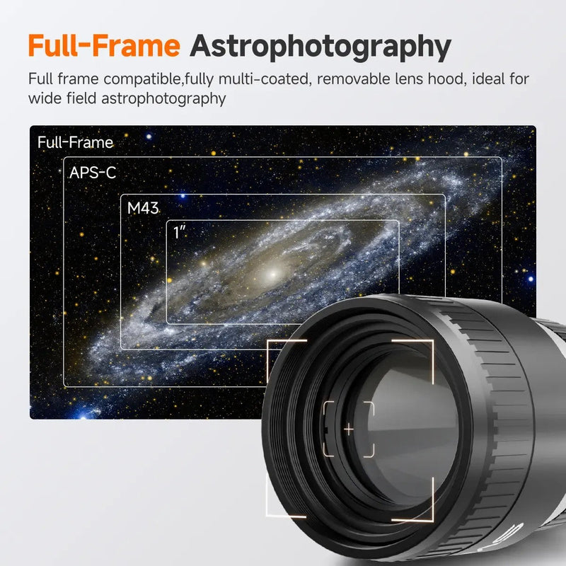SVBONY SV535 f/2.8 5-Element 7-Group APO Astro Camera Lens