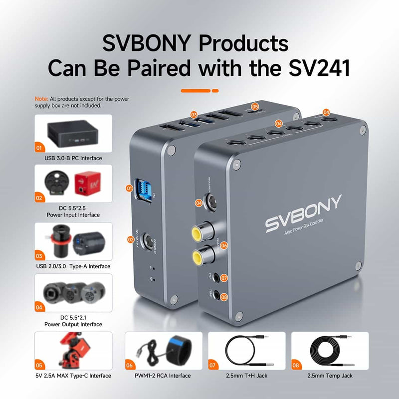 SVBONY SV241 Pro Remote Astro Power Controller