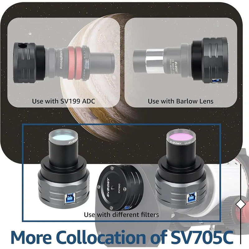 SVBONY SV705C Planetary Camera IMX585 USB3.0