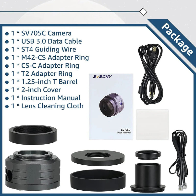 SVBONY SV705C Planetary Camera IMX585 USB3.0