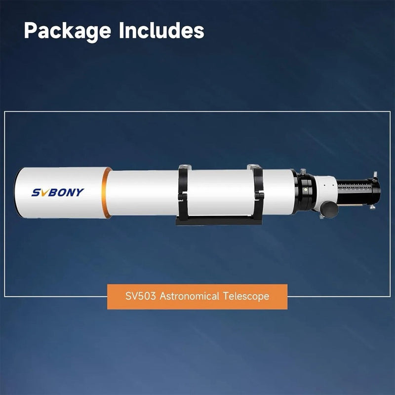 SVBONY SV503 102mm f/7 ED Doublet Refractor Telescope OTA