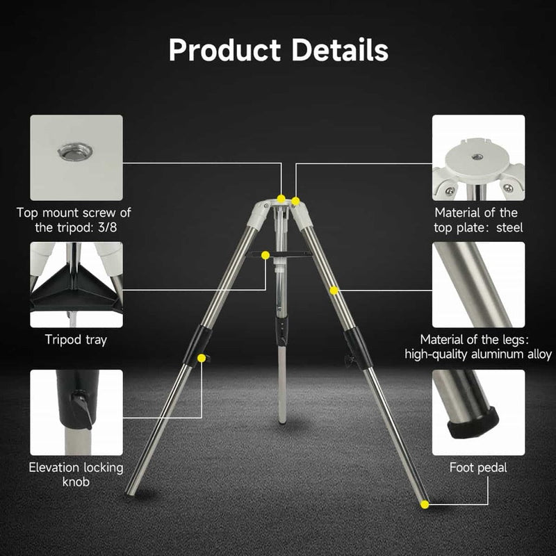 SVBONY SV225T Extendable Aluminum Tripod