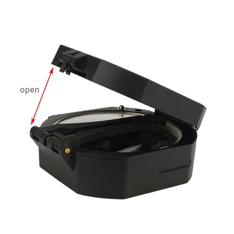 SVBONY Professional Geological Compass Pocket Transit - Black
