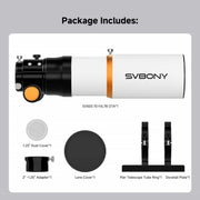 SVBONY SV503 70mm f/6.78 Quadruplet ED Flatfield Refractor Telescope OTA