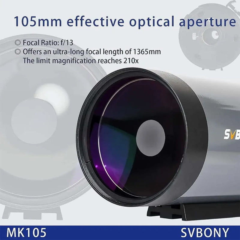 SVBONY MK105 105mm Maksutov-Cassegrain Telescope OTA