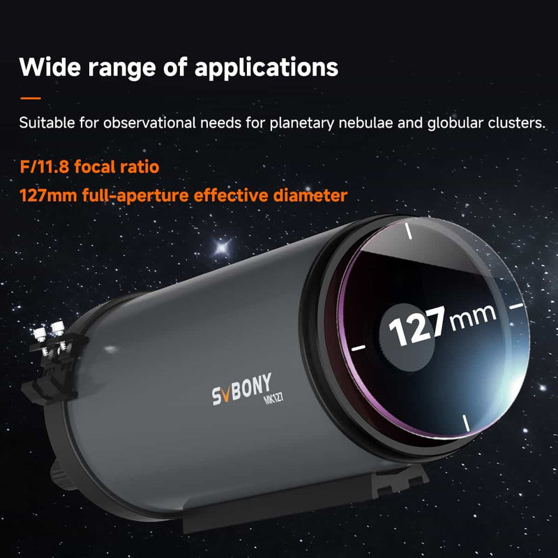 SVBONY MK127 127mm Maksutov-Cassegrain Telescope OTA