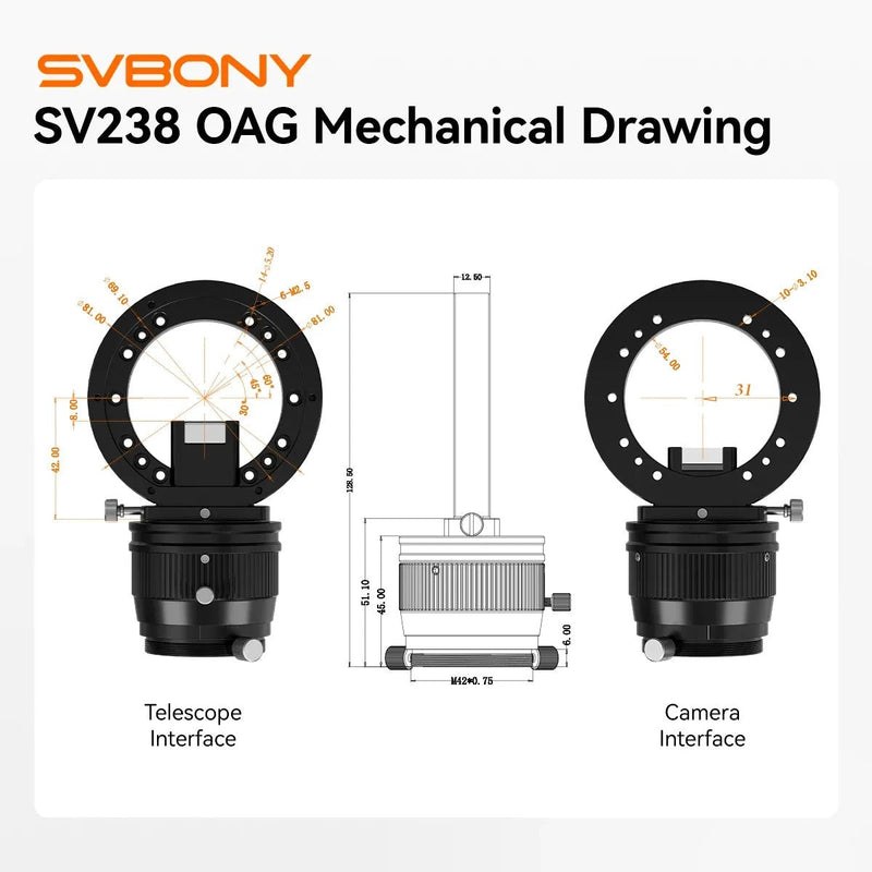 SVBONY SV238 Off-Axis Guider (OAG)
