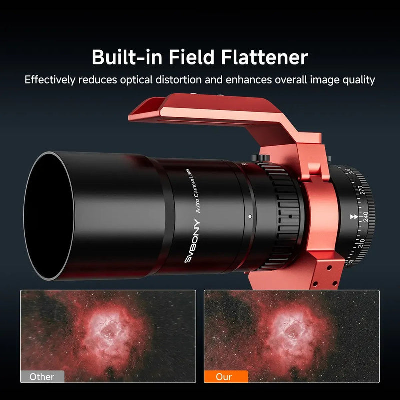 SVBONY SV545 45mm f/4.5 203mm Petzval Refractor Astrograph Lens