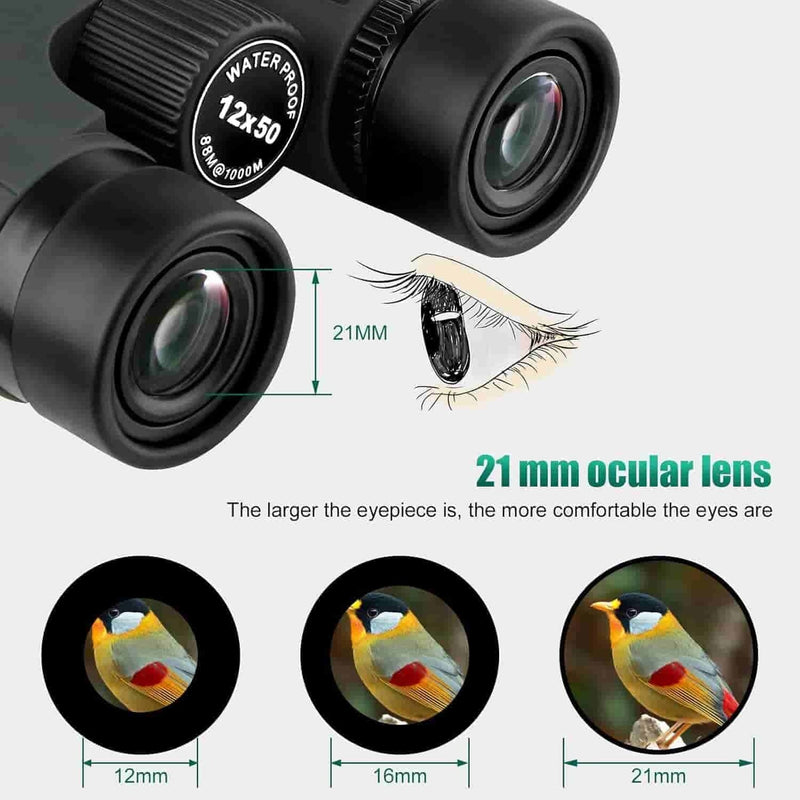 SVBONY SA203 12x50 Waterproof BAK-4 Binoculars