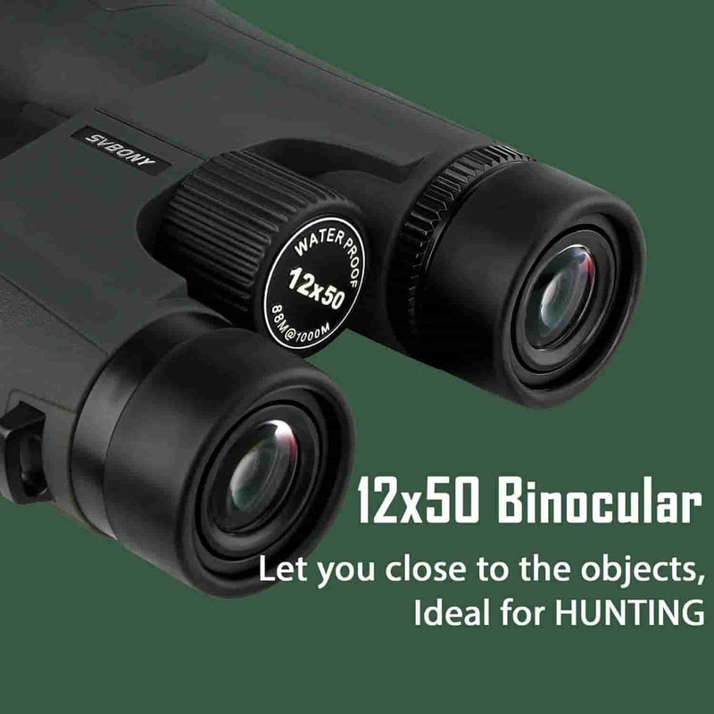 SVBONY SA203 12x50 Waterproof BAK-4 Binoculars