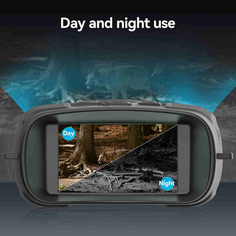 SVBONY SA206 Digital Night Vision Infrared Binoculars - Black