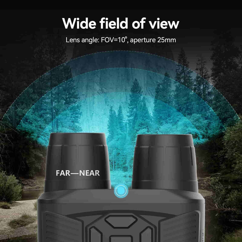 SVBONY SA206 Digital Night Vision Infrared Binoculars - Black