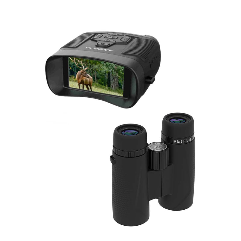 SVBONY SA206 Digital Night Vision Infrared Binoculars - Black