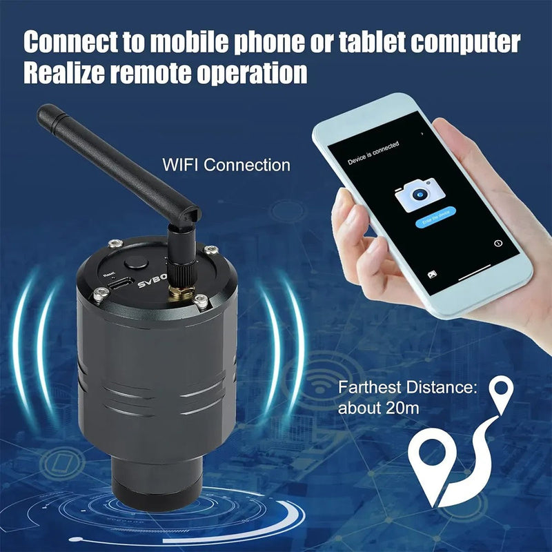 SVBONY SC001 WiFi Camera for Spotting Scopes and Telescopes