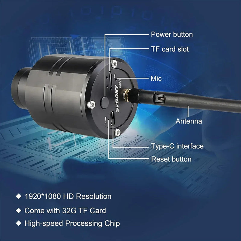 SVBONY SC001 WiFi Camera for Spotting Scopes and Telescopes