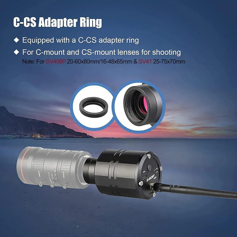 SVBONY SC001 WiFi Camera for Spotting Scopes and Telescopes
