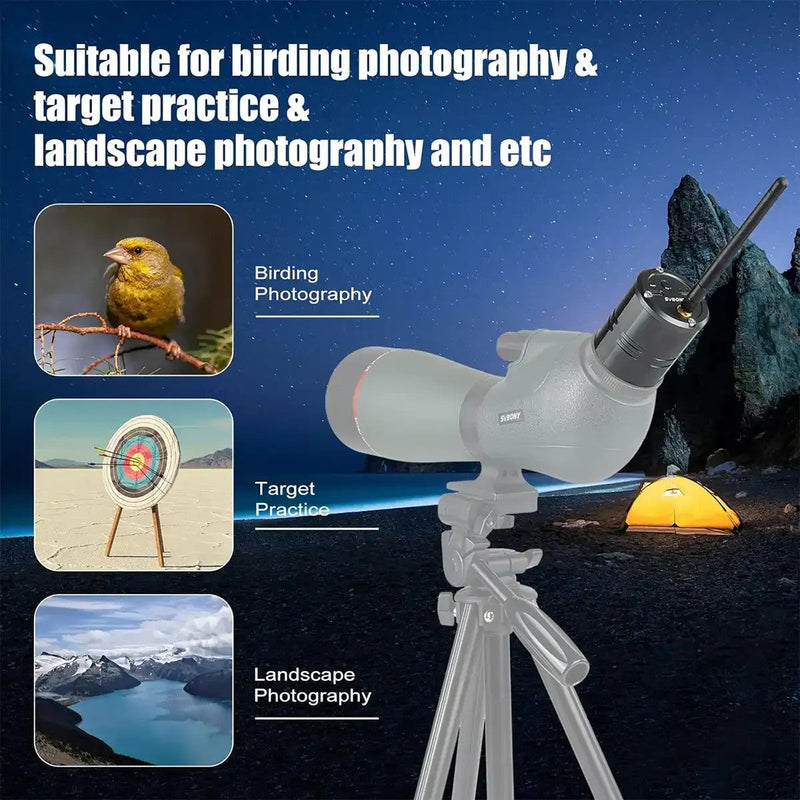 SVBONY SC001 WiFi Camera for Spotting Scopes and Telescopes