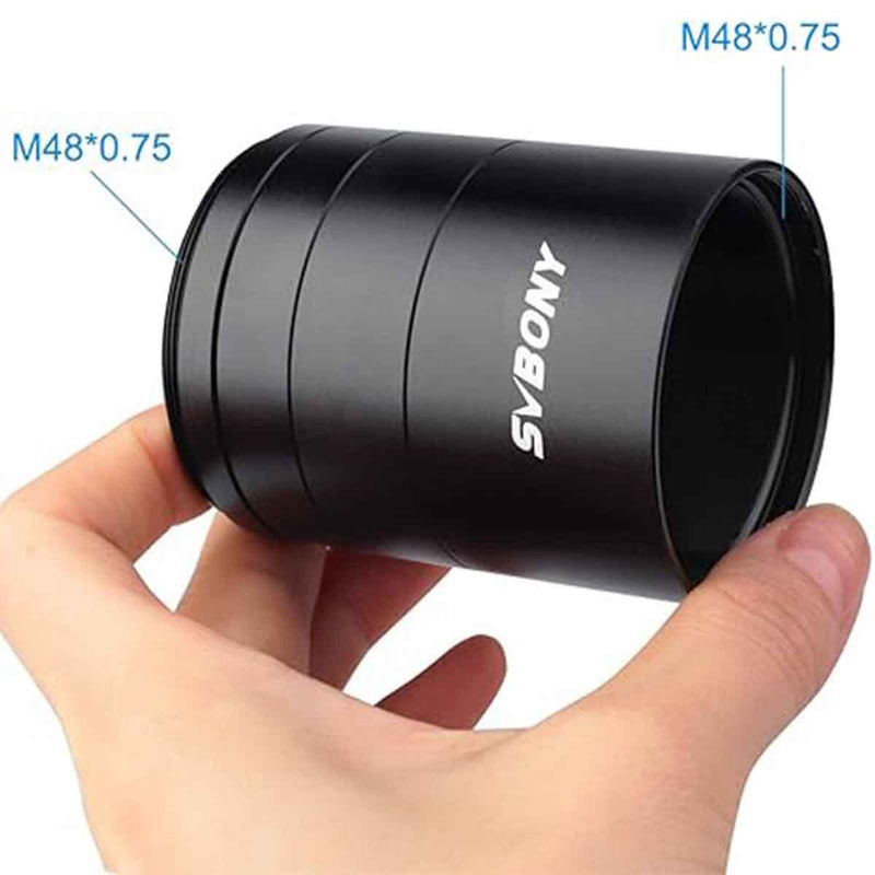 SVBONY SV119 M48x0.75 Extension Tube Kit (5mm, 10mm, 15mm, 30mm)