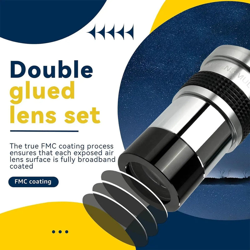 SVBONY SV137 3X FMC Barlow Lens - 1.25"