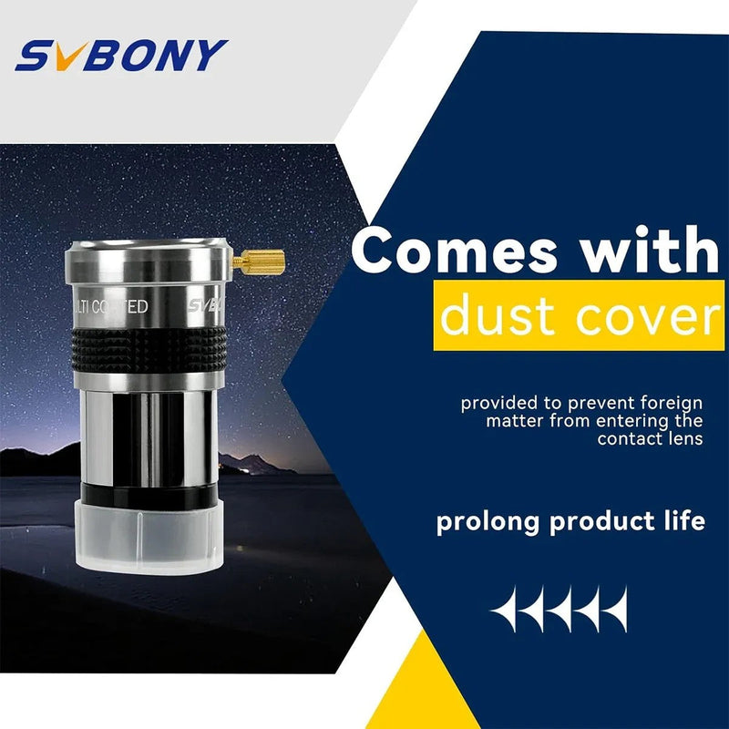 SVBONY SV137 3X FMC Barlow Lens - 1.25"