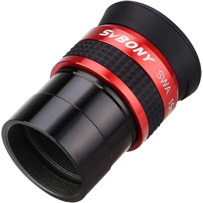 SVBONY SV154 15mm 70° SWA Telescope Eyepiece - 1.25"