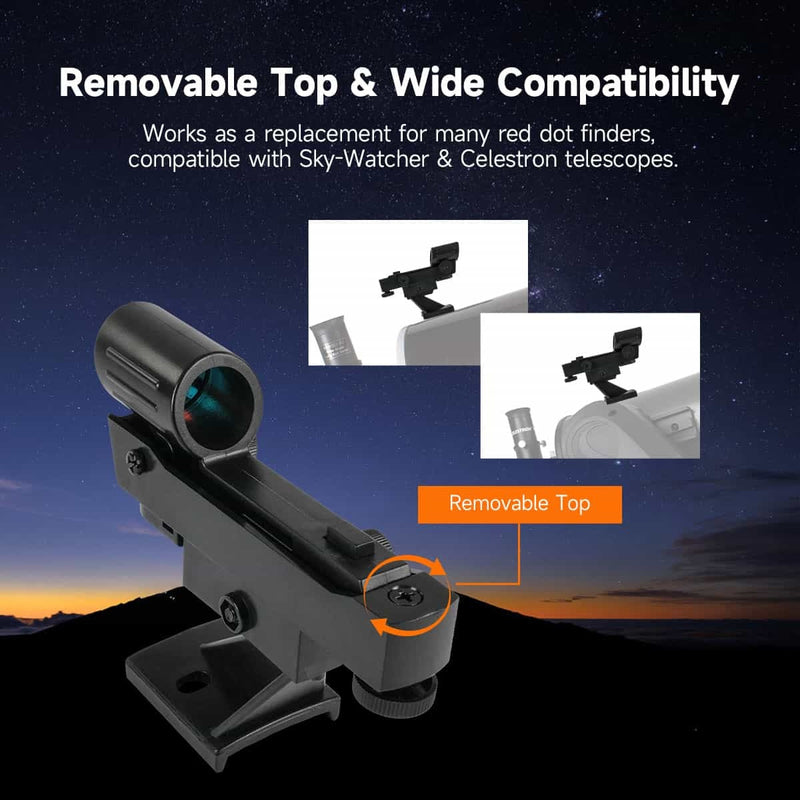 SVBONY SV179 Red Dot Finder Scope with Two-Hole Fixing Base