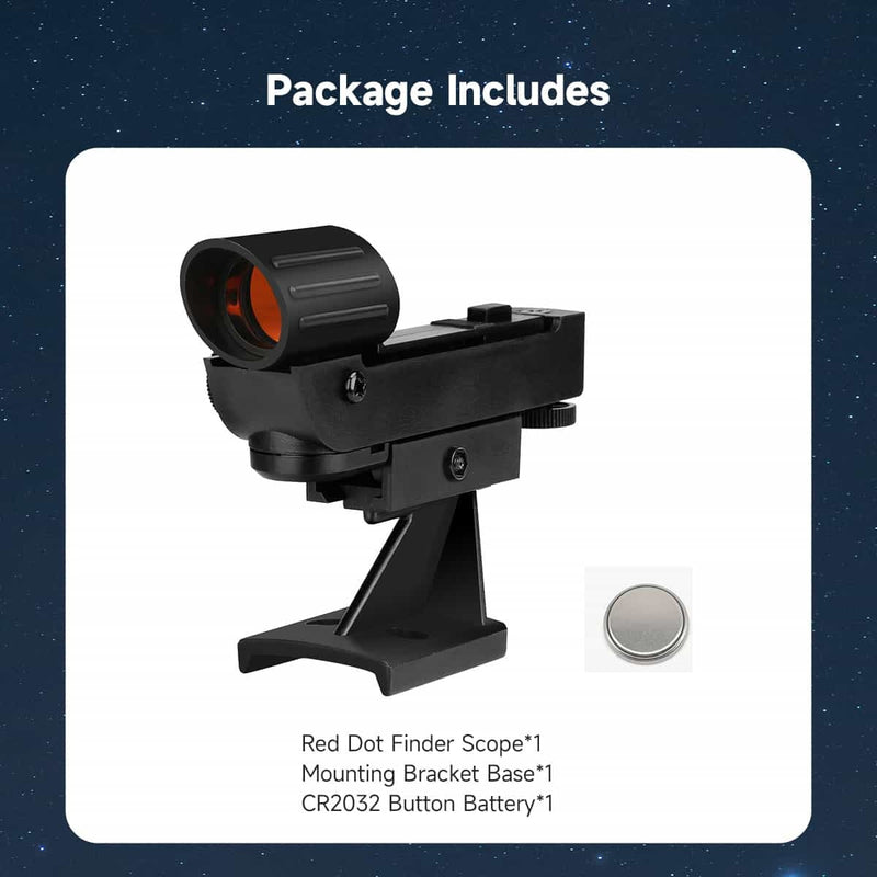 SVBONY SV179 Red Dot Finder Scope with Two-Hole Fixing Base