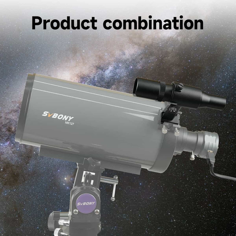 SVBONY SV182 6x30 Straight Correct-Image Finder Scope with Bracket