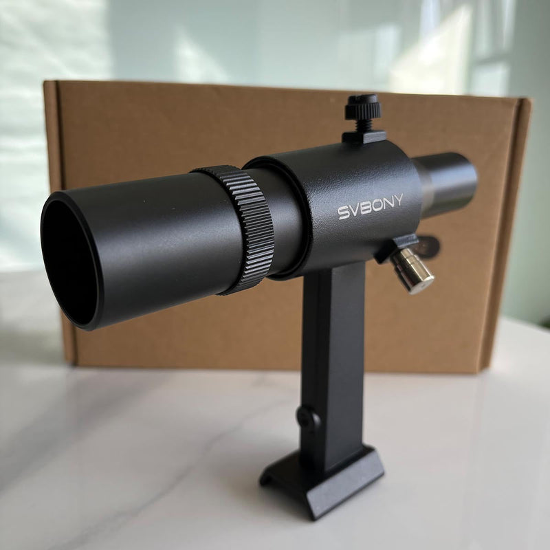 SVBONY SV182 6x30 Straight Correct-Image Finder Scope with Bracket