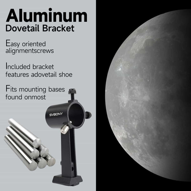 SVBONY SV182 6x30 Straight Correct-Image Finder Scope with Bracket