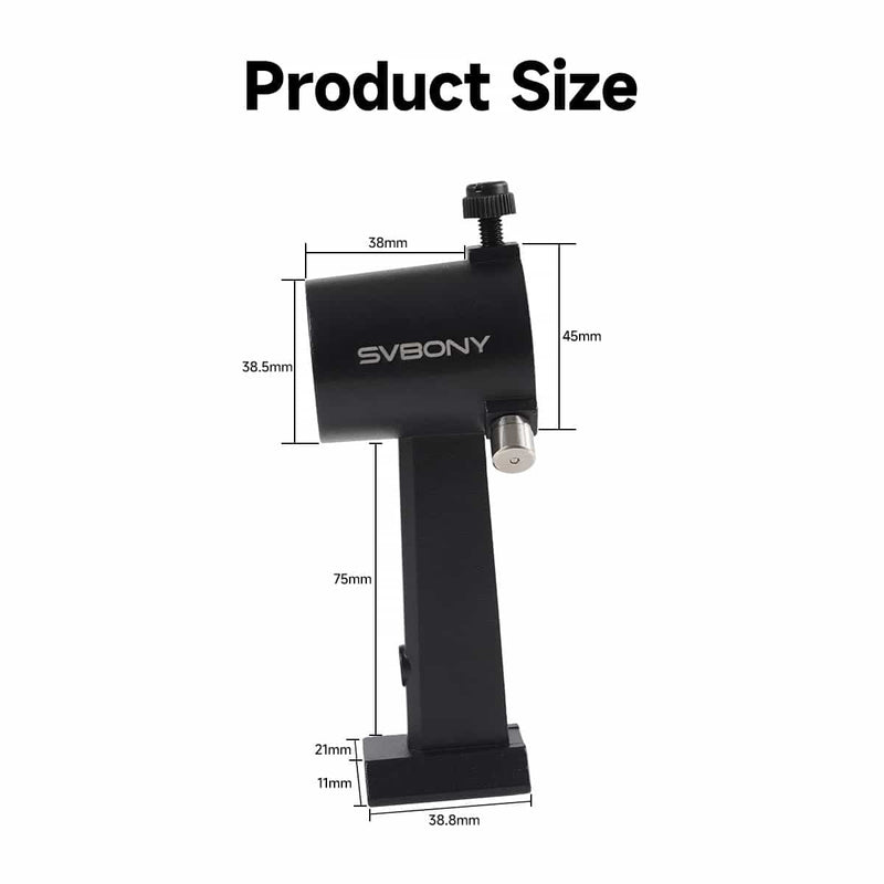 SVBONY SV182 6x30 Straight Correct-Image Finder Scope with Bracket