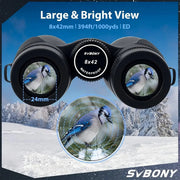 SVBONY SV202 8x42 ED Binoculars