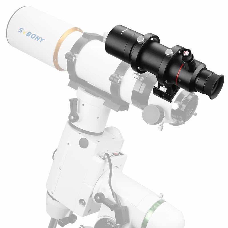 SVBONY SV208 8x50 Correct-Image Illuminated Finder Scope