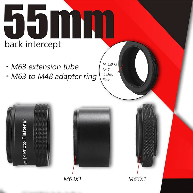 SVBONY SV209 1.0X Field Flattener for SV550 80F6
