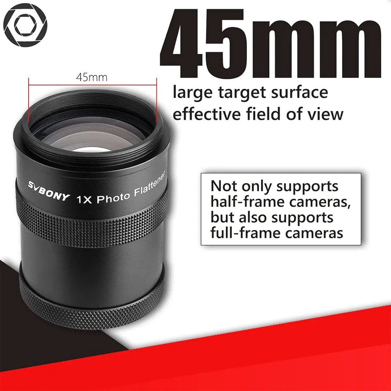 SVBONY SV209 1.0X Field Flattener for SV550 80F6