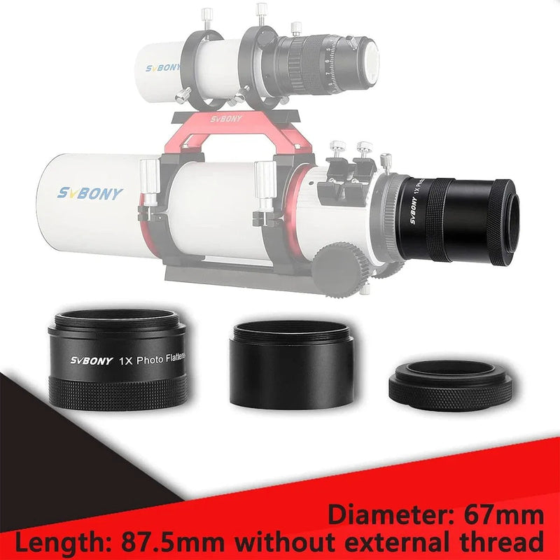 SVBONY SV209 1.0X Field Flattener for SV550 80F6