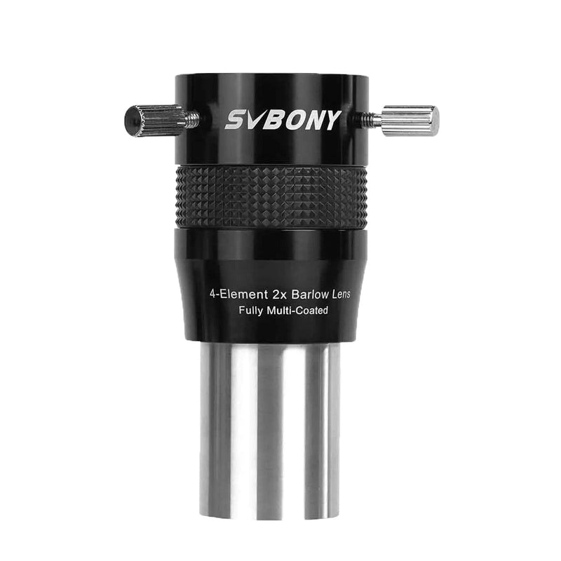 SVBONY SV216 2X 4-Element Barlow Lens - 1.25"