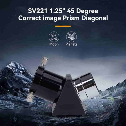 SVBONY SV221 45° Correct Image Prism Diagonal - 1.25"