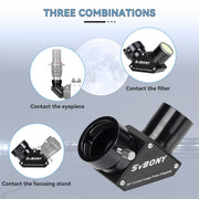 SVBONY SV222 90° Erect Image Prism Diagonal - 1.25"