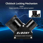 SVBONY SV223 90° ClickLock Dielectric Mirror Diagonal - 1.25"