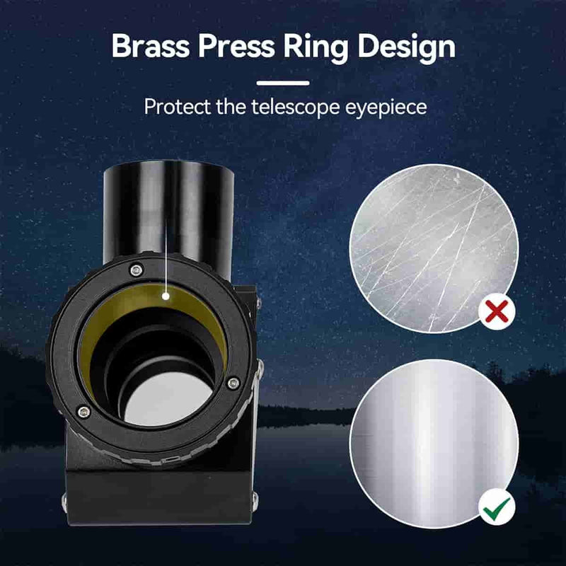 SVBONY SV223 90° ClickLock Dielectric Mirror Diagonal - 1.25"